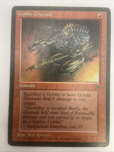 Goblin grenade - goblin,
