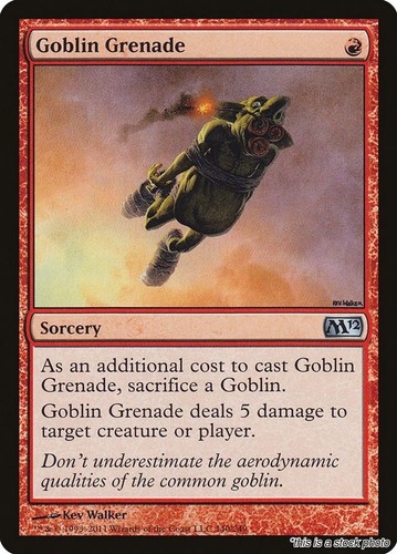 Mtg carta granata goblin - carta, #140