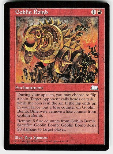 Goblin bomb weatherlight 103 - weatherlight,