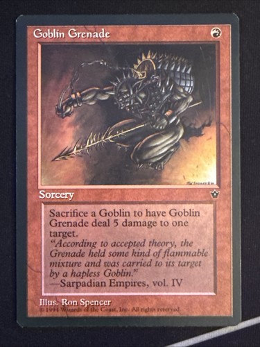 Goblin grenade - goblin,
