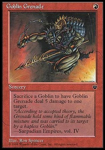 Goblin grenade - grenade, ~