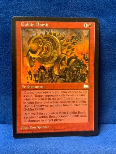 Mtg 1997 bomba - bomba, goblin