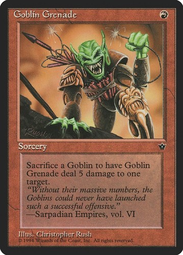 Granata goblin normale - granata, (rush)
