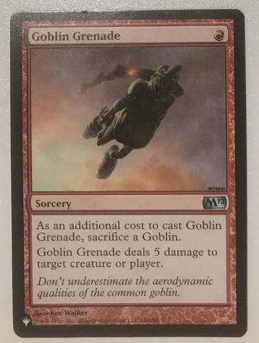 The list goblin granade - the,