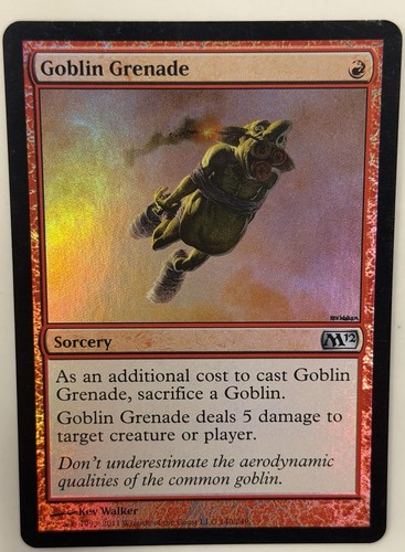 Goblin grenade foil magic - goblin,