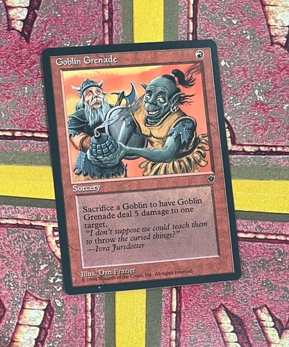 Mtg goblin granade - goblin, (frazier)