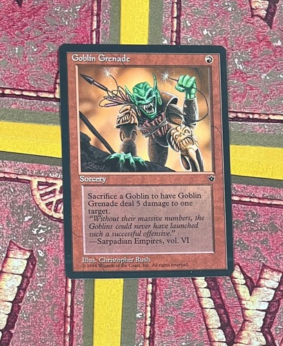 Mtg goblin granade - mtg,
