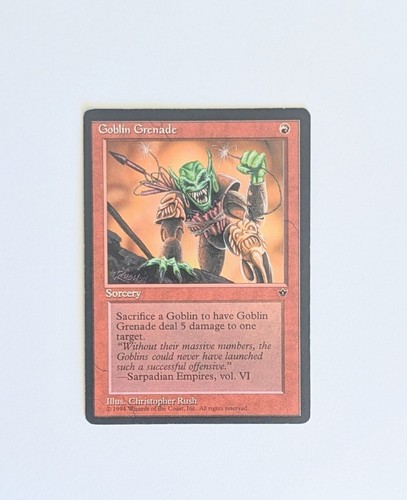 Mtg goblin grenade - -, fallen