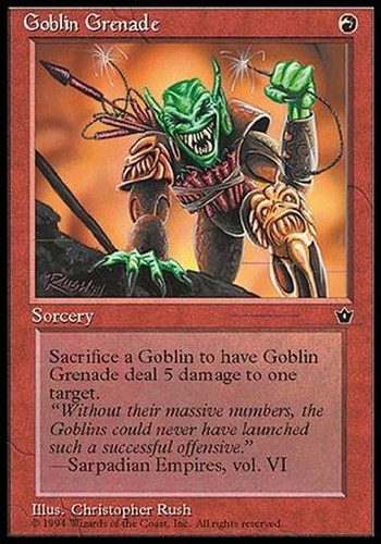 Goblin grenade - grenade, 3)