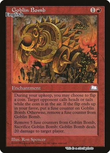 Bomba goblin wth mp tcg - goblin,