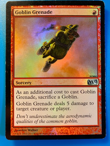 Mtg foil goblin grenade - foil,