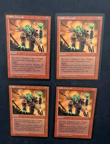 Mtg imperi caduti goblin - 4x,