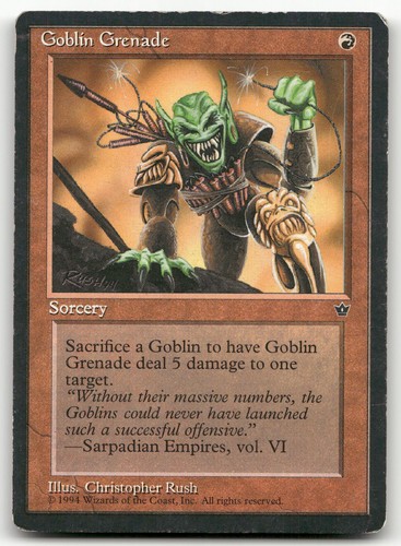 Granata goblin - (rush), (hp)