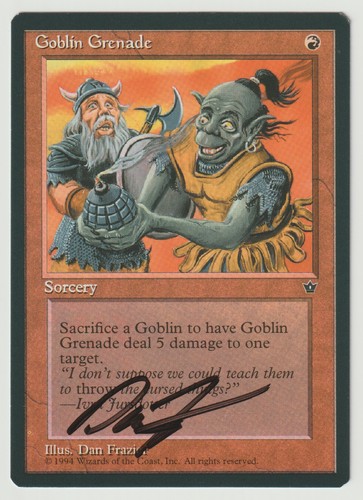 Granata goblin firmata - goblin, mp