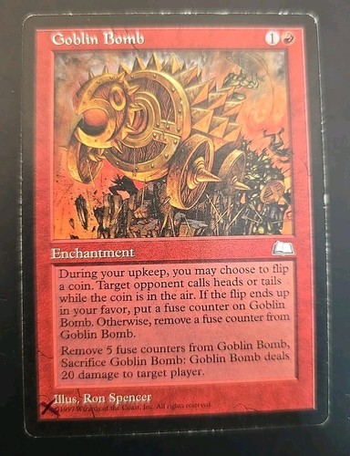 Goblin bomb weatherlight mtg - weatherlight,